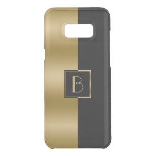 Modern Gold & Black Stripe Geometric Design 2 Uncommon Samsung Galaxy S8 Plus Case