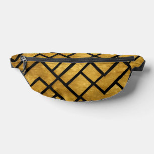 Modern Gold Black Vintage Art Deco Collection Bum Bags