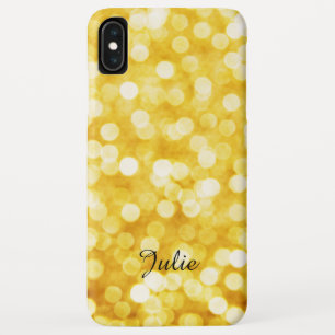 Modern Gold Bokeh Apple iPhone XS Max Case