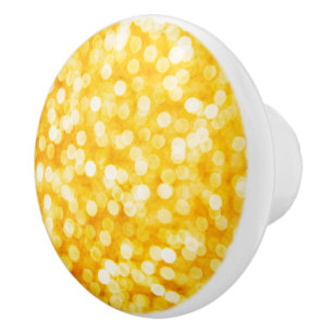Modern Gold Bokeh Ceramic Pull Knob