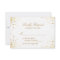 Modern Gold Confetti Dots Wedding RSVP Reply