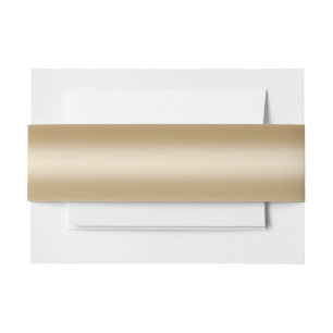 Modern Gold Foil Invitation Belly Band