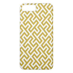 Modern gold greek key geometric patterns Case-Mate iPhone case