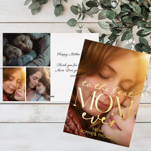 Modern gold happy Mother's day photo