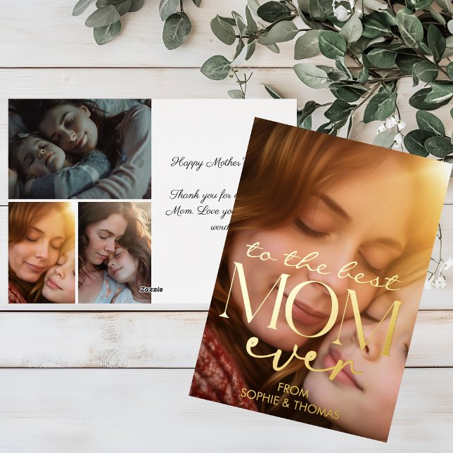 Modern gold happy Mother's day photo (Creator Uploaded)