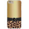 Modern Gold Monogram Leopard