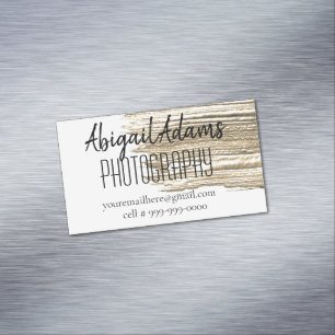 Modern Gold Paint Minimal Customised Magnet