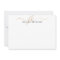 Modern Gold Script Monogram Initials Minimalist