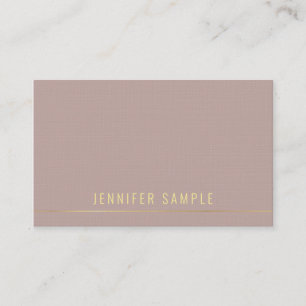 Modern Gold Text Template Elegant Professional Business Card
