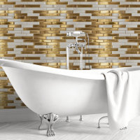 Modern Gold Tile Brick