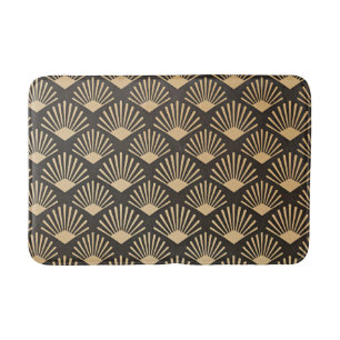 Modern Golden Gatsby pattern Bath Mat