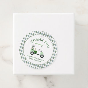 Modern Golf Baby Shower Favour Tags