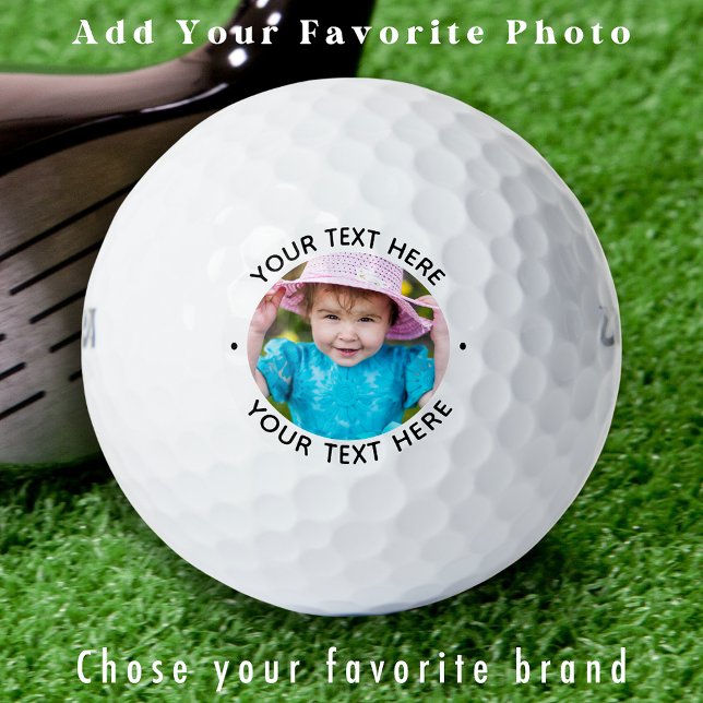 Modern Golfer Create Your Own Personalised Photo Golf Balls (Creator Uploaded)