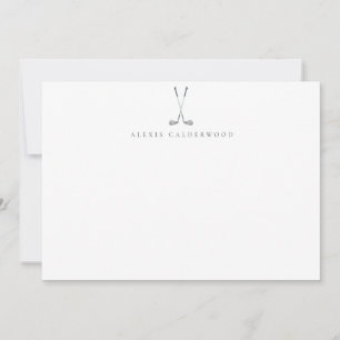 Modern Golfers Personalized Card