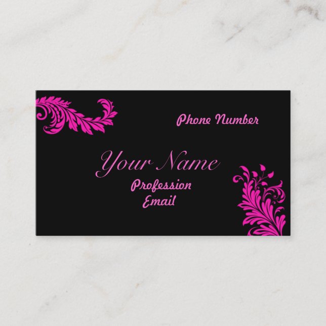Modern Gorgeous Business Card (Front)