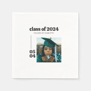 Modern Grad Party Napkin