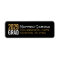 Modern Grad Personalised Return Address
