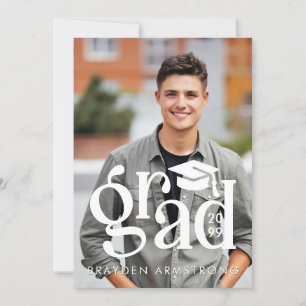 Modern GRAD Type 2 Photos White Overlay Announcement