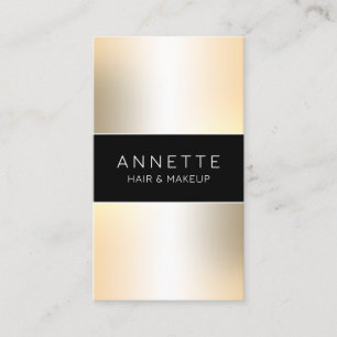 Modern gradient minimalism gold business card