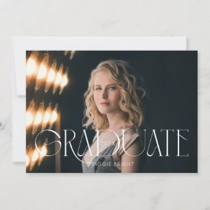 Modern graduate announcement  