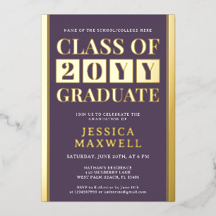 Modern Graduate Bold School and College Graduation