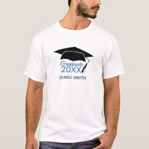 Modern Graduate Class Of 2020 Custom Name T-Shirt