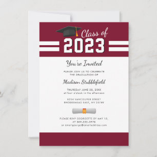 Modern Graduate Graduation 2025 Party Invitation