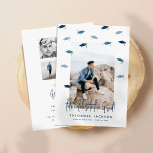 Modern Graduate Graduation Celebration  Invitation