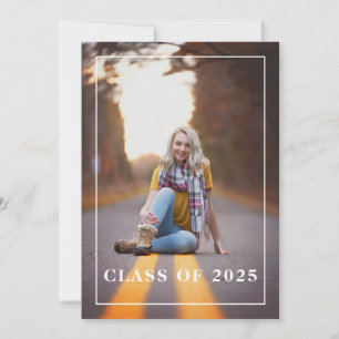 Modern Graduate Vertical Grad Party Invitation