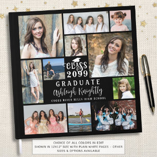 Modern Graduation 11 Photo Collage Guestbook