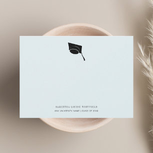 Modern Graduation 2026 Classic Grad Cap Thank You Card