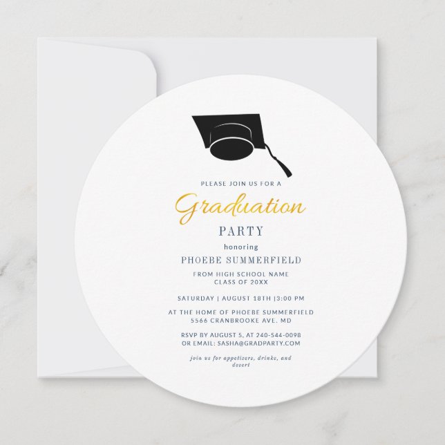 Modern Graduation 2026 Graduate Party Invitation (Front)