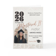 modern graduation card 2026