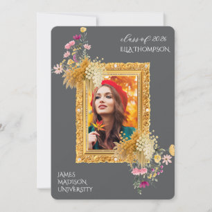 Modern Graduation Celebration Invitation