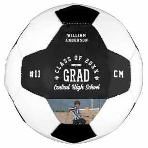 Modern Graduation Cool Photo Collage Team Sport Soccer Ball