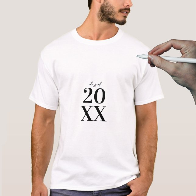 Modern Graduation Guest Book Signature Graduation T-Shirt (Creator Uploaded)