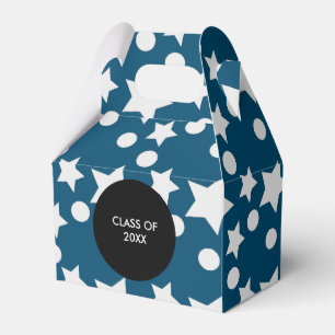 Modern Graduation Huge Star and Dots 2020 Grad Favour Box