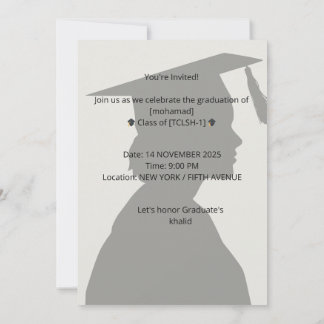 modern graduation invitations announcements 2025