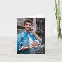 Modern Graduation Male Photo University Grad