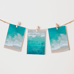 Modern graduation ocean beach script modern