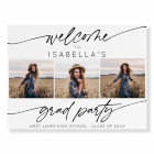 Modern Graduation Party 3 Photo Welcome Script 