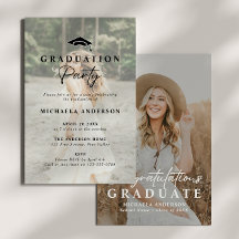 Modern Graduation Party Handwritten Script 2-Photo