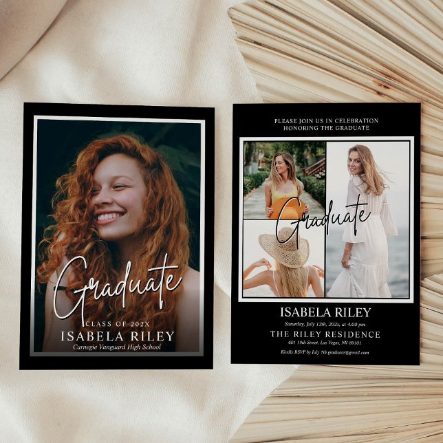 Modern Graduation Party Invitation (Creator Uploaded)