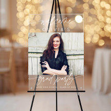 Modern Graduation Party Script Photo Welcome 