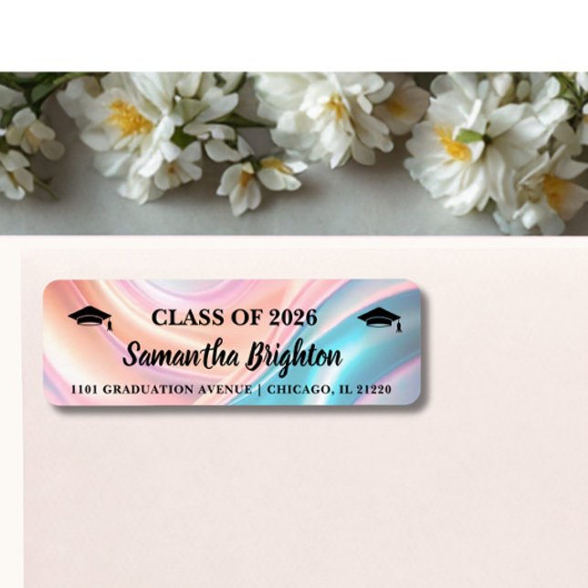 Modern  Graduation Return Address (Creator Uploaded)