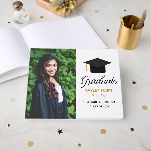 Modern Graduation Senior Graduate Photo 2023 Class Guest Book