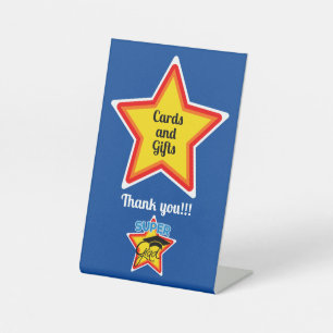 Modern Graduation Super Grad - Cards Gifts  Pedestal Sign