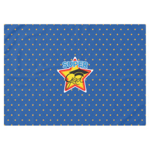 Modern Graduation Super Grad Logo Tablecloth
