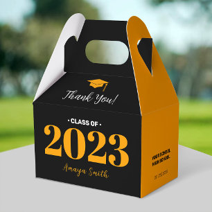 Modern Graduation Thank You Gable/Favor Box