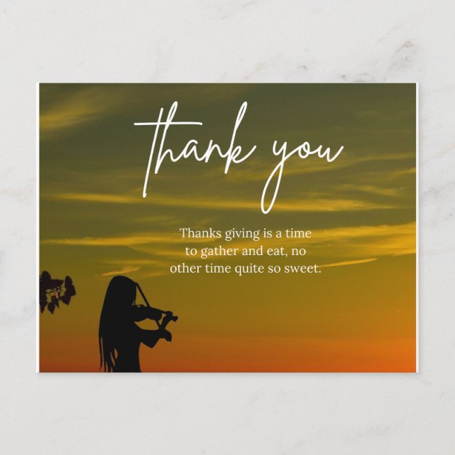 Modern Graduation Thank You Heart Card (Front)